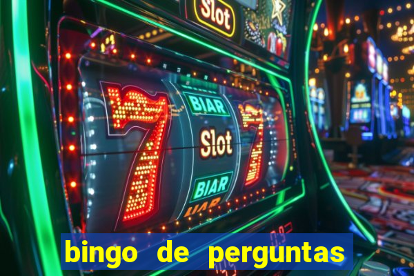 bingo de perguntas e respostas