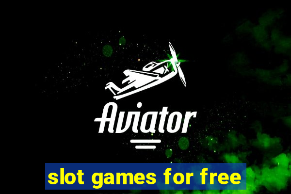 slot games for free