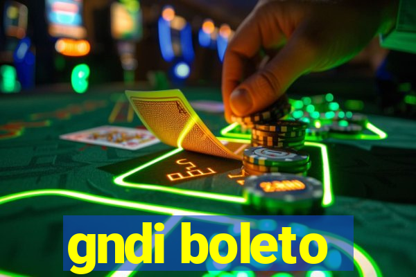 gndi boleto