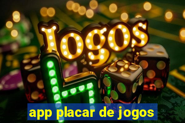 app placar de jogos