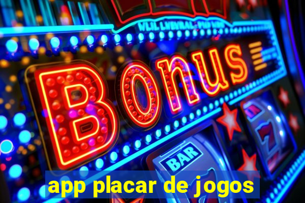 app placar de jogos