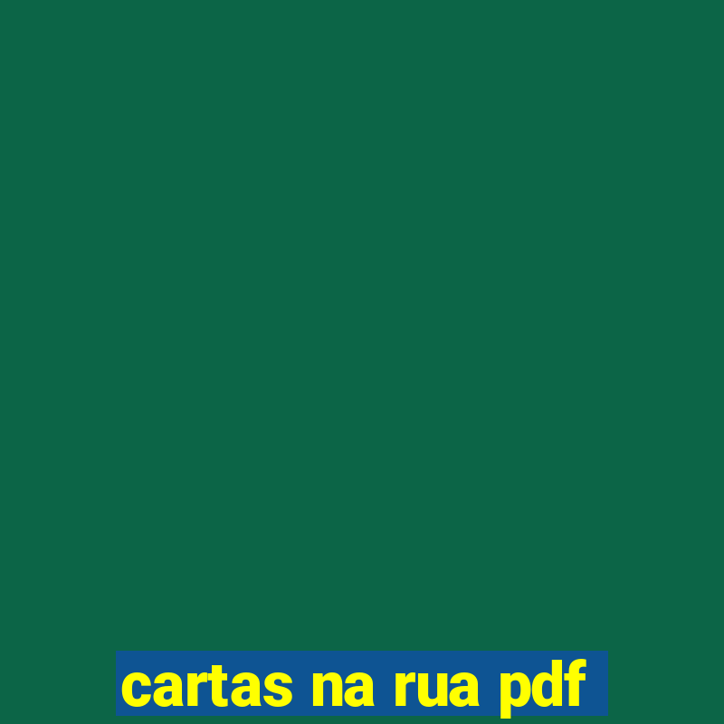 cartas na rua pdf