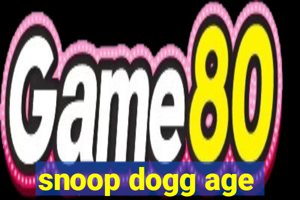 snoop dogg age