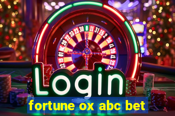 fortune ox abc bet