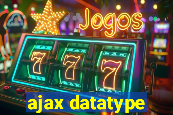 ajax datatype