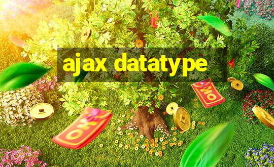 ajax datatype