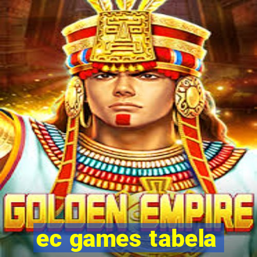 ec games tabela