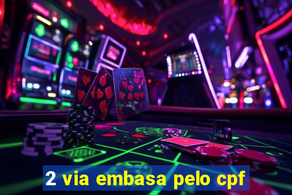 2 via embasa pelo cpf