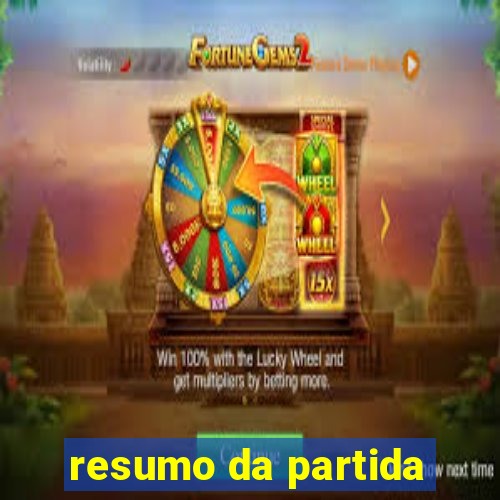 resumo da partida