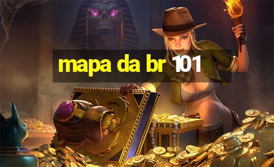 mapa da br 101