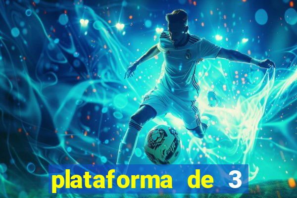 plataforma de 3 reais jogo