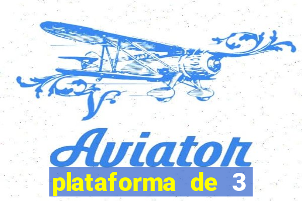 plataforma de 3 reais jogo