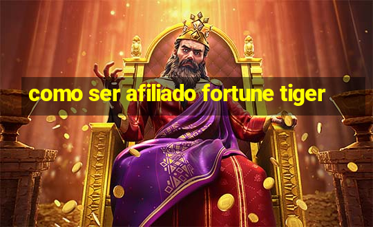 como ser afiliado fortune tiger