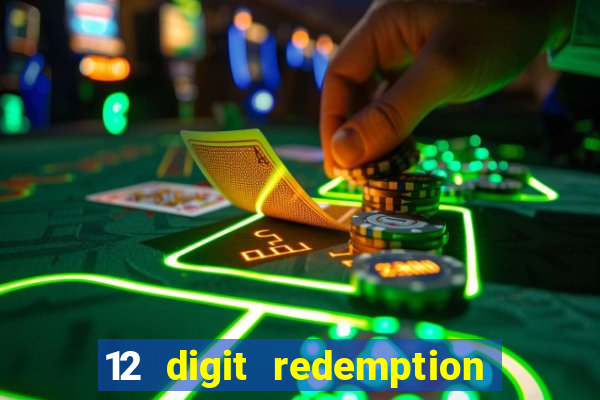 12 digit redemption code for golden hearts casino