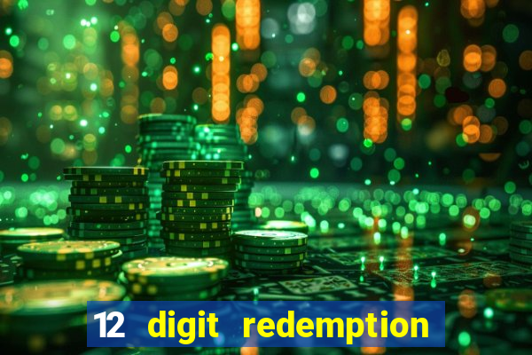 12 digit redemption code for golden hearts casino