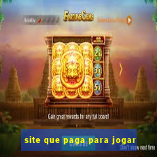 site que paga para jogar