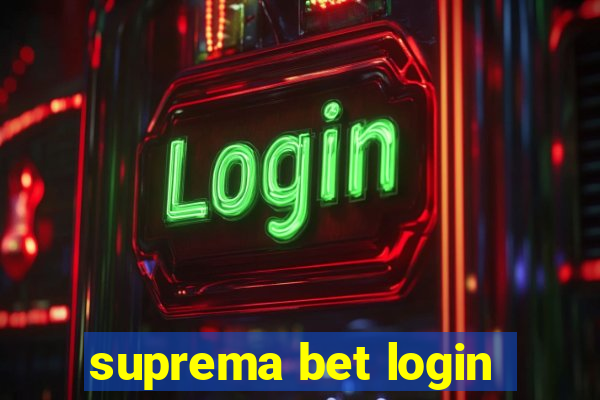 suprema bet login