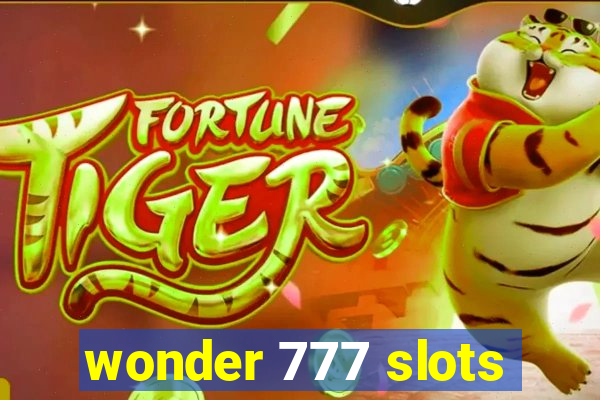 wonder 777 slots