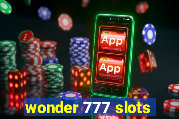 wonder 777 slots