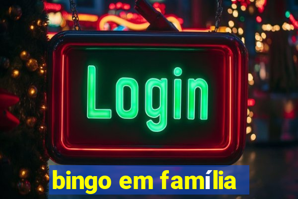 bingo em família