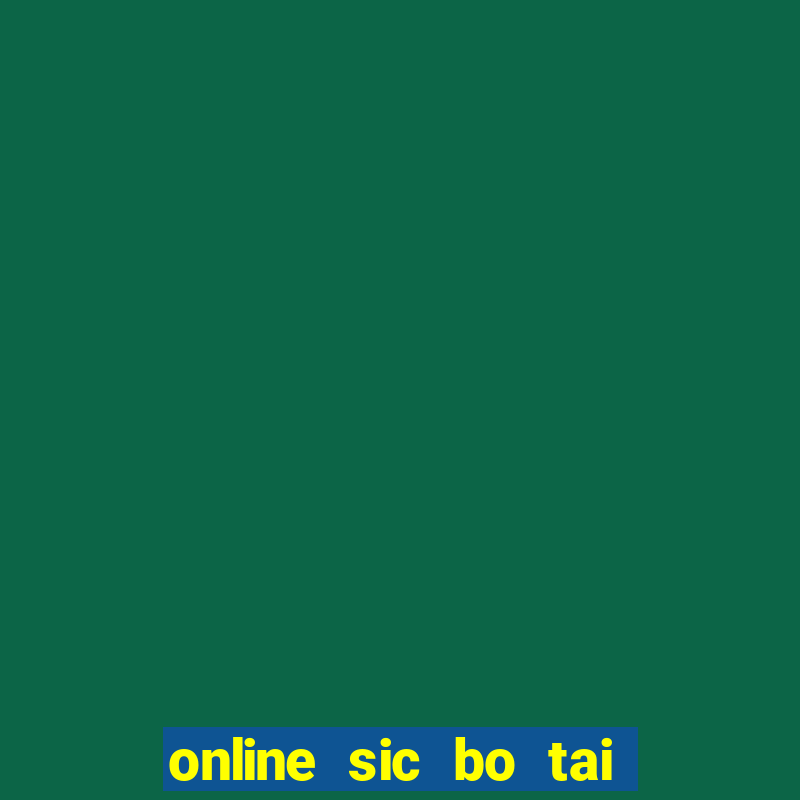 online sic bo tai xiu software casino game