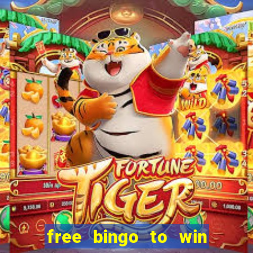 free bingo to win real money