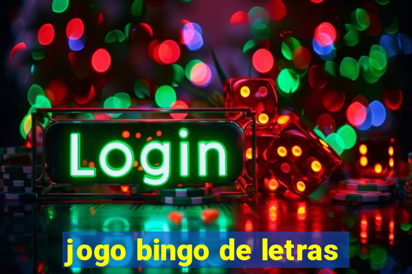 jogo bingo de letras