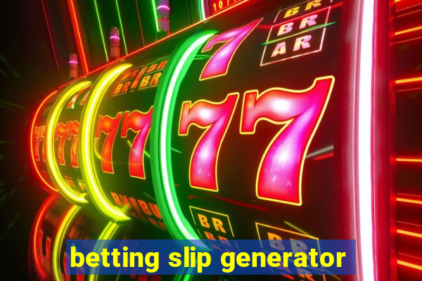 betting slip generator