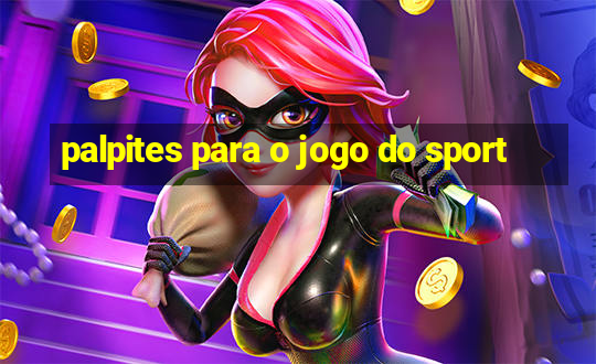 palpites para o jogo do sport