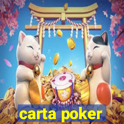 carta poker