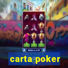 carta poker