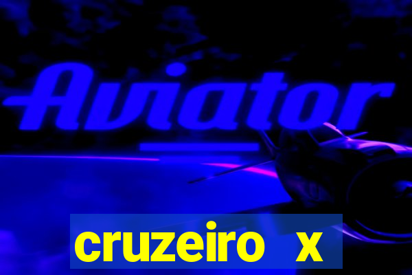 cruzeiro x fluminense palpite