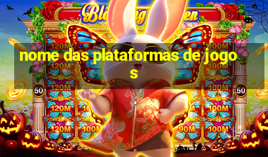 nome das plataformas de jogos