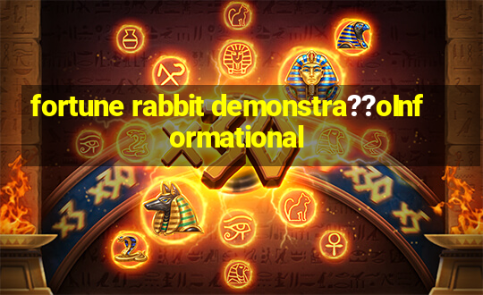 fortune rabbit demonstra??oInformational