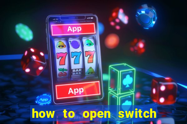 how to open switch oled game card slot