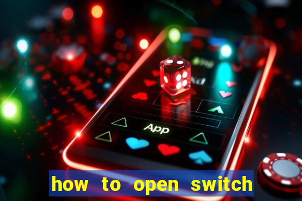 how to open switch oled game card slot