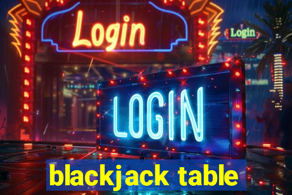 blackjack table