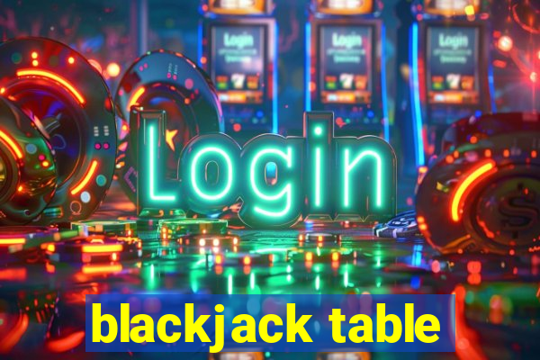 blackjack table