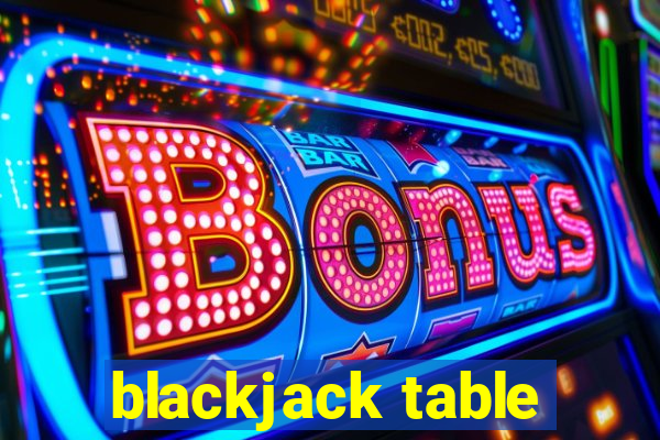 blackjack table