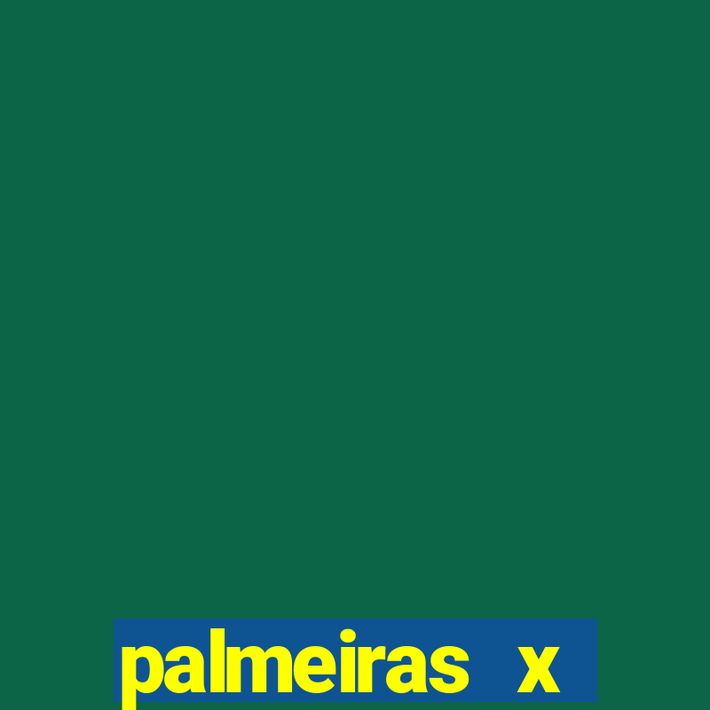 palmeiras x corinthians palpite