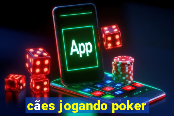 cães jogando poker