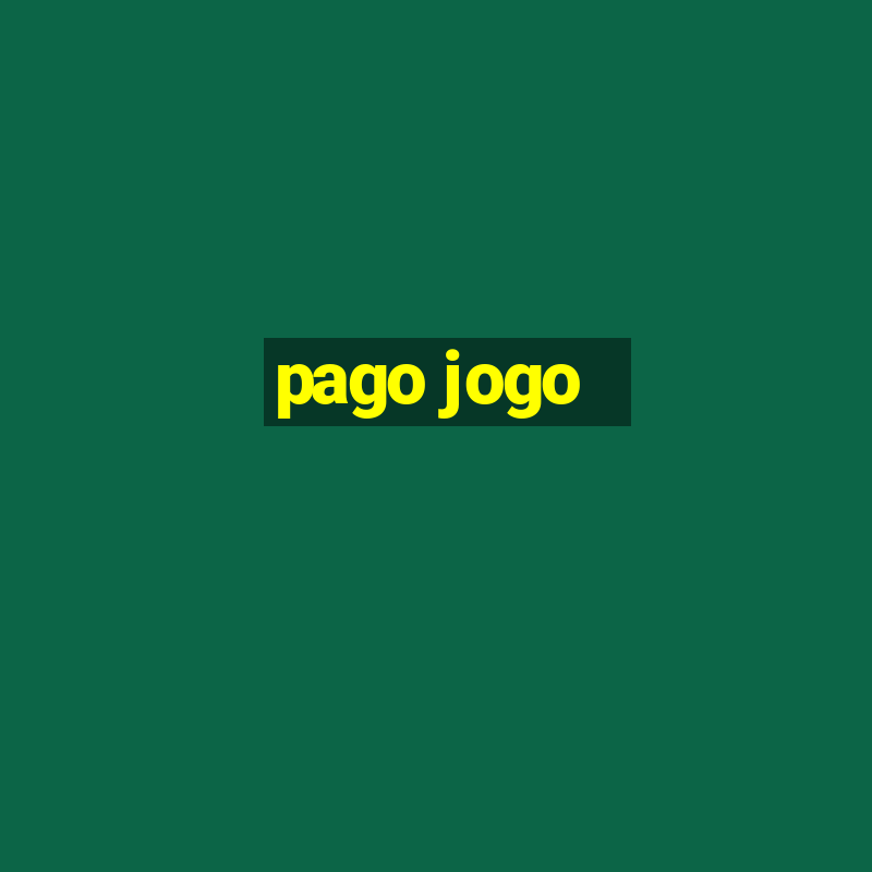 pago jogo