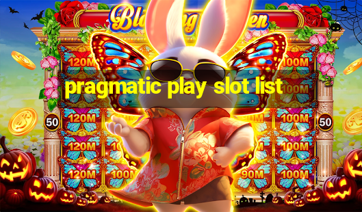 pragmatic play slot list