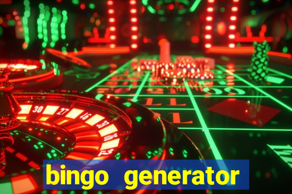 bingo generator with images