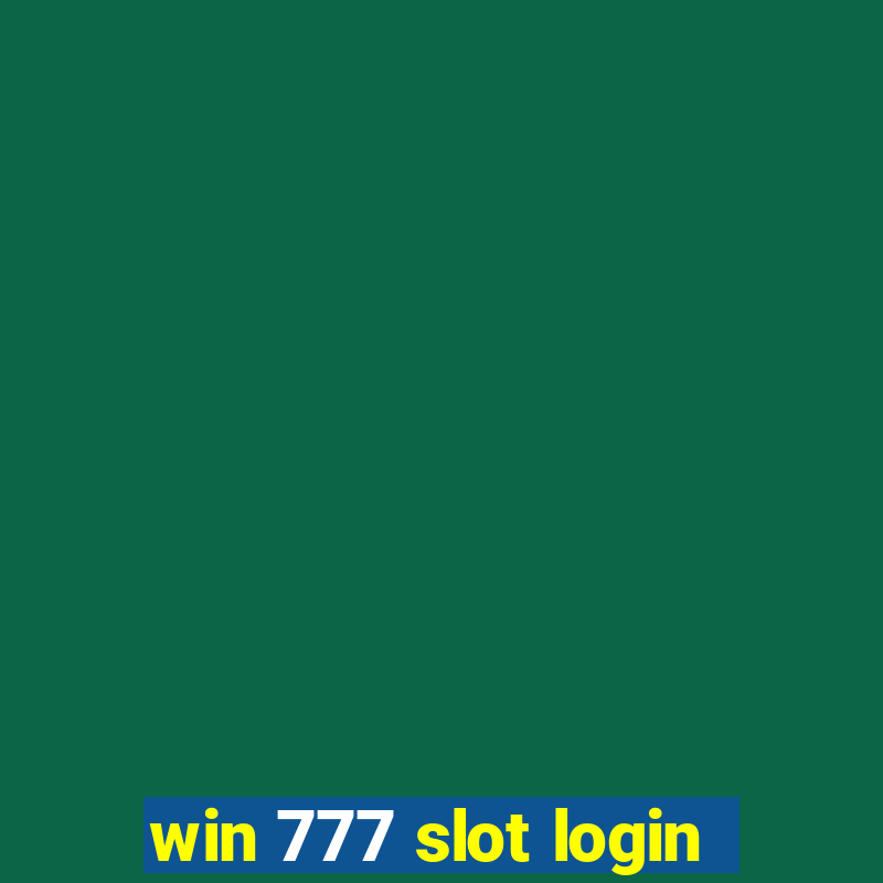 win 777 slot login