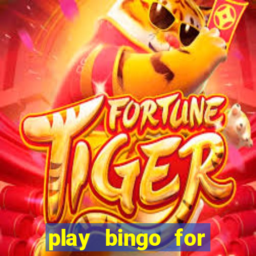 play bingo for money no deposit