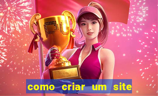 como criar um site de jogos de azar