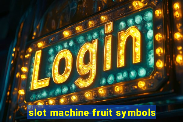 slot machine fruit symbols