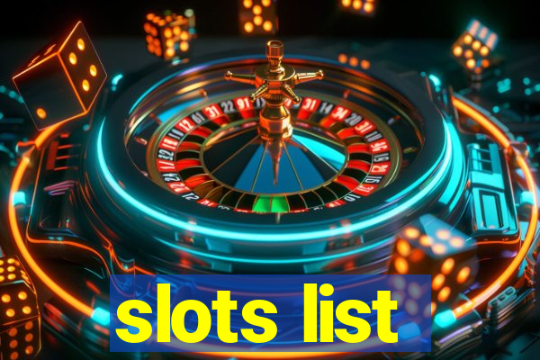 slots list