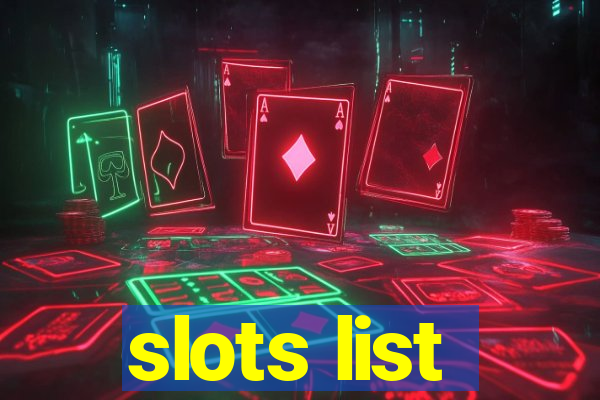 slots list